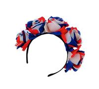 Javoryxh Colorful Flower Headband For Independence Days Props Headpiece US Election Hairhoop Parades Accessories Photo Headpiece