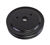 Javoryxh Crankshaft Pulley Double Grooves Short Water Pulley Replacement For 262 327 Engine Short Water