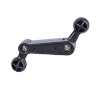Javoryxh Double Ball Head 17mm Rotates Arm Mobile Stand Attachment Easy To Use For Car Phone Holder & Video Light Accessories Photo Equipment Adapter