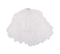 Javoryxh Double Layer Wedding Veil For Bridal Shower Short Hair Comb Tulle For Beach White Puff Veils Double Layer Puff Short Veil