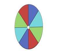 Javoryxh Draws Roulette Wheel Erasable Reusable Fortunes Tabletop Prize Turntable Easy Assembly Roulette Tabletop Prize Turntable