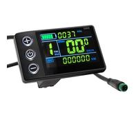 Javoryxh Electric Scooter Control Panel Electric Bike Speedometer Odometers 24V 36V 48V S866 Color Display LCD Meter With Backlit