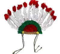 Javoryxh Ethnic Indian Headband Colorful Handmade Indian Kokoshnik Headdress Home Decor