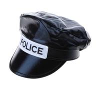 Javoryxh Fashion Cosplay Polices Hat Performances Polices Hat With Letter Halloween Octagonal Hat For Adult Child