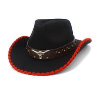 Javoryxh Fashion Cowboy Hat For Music Festival Adult Unisex Party Cowgirl Hat Large Brims Travel Caps Halloween Costume Headwear