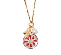 Javoryxh Fashionable Colorful Pendant Necklace Adds Elegant Charm To Every Outfits You Own Styles Daily Use Casual Wear Student Fashion Jewelry