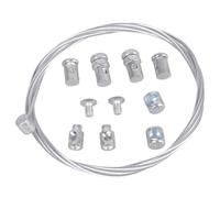 Javoryxh General Motorcycle Emergencies Brake Clutches Cable Repair Set With Strong Metal Construction For Bike Models Motorcycle Brake Cable Replacements Parts