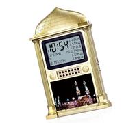 Javoryxh HA-4002 Azan Calendar Clock Prayer Wall Clock Alarm Clock With Large Display Screen Desktop Home Decoration