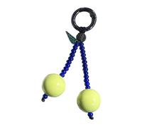 Javoryxh Handmade Cherries Colorful Bead Charm Hanging Ornament Suitable For Adds A Touch Of Personality To Purses Keys And Phones