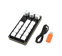 Javoryxh Keyboard 14Key 3Knob Customize Game Programmable Keypad Hot-swap Mechanical Keyboard Macropad Cope Pastes Easy