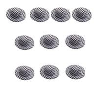 Javoryxh Miniature Hat Blanks 10Pcs Unpainted 5.8cm Fabric Hats For Doll Crafting & Sewing Accessories Lightweight Hat Accessories