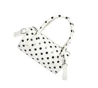 Javoryxh Minimalist Oval Handbag Multi-Pocket PU Leather Tote For Daily Commute Casual Outfit Companion Portable Crossbody Bag