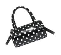 Javoryxh Minimalist Oval Handbag Multi-Pocket PU Leather Tote For Daily Commute Casual Outfit Companion Portable Crossbody Bag