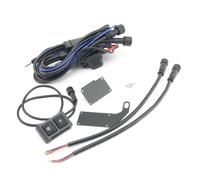 Javoryxh Motorbike LED Fog Light Wiring Harness Cable Relays Wire Switch High And Low Beam With Controller Headlamp