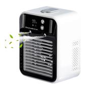 Javoryxh Portable Air Conditioning Cooling Fan 2 Speed Replace For Bedroom Room Outdoor Office Desk Rechargeable Cooling Fan