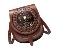 Javoryxh Retro Handbag Shoulder Bag Waist Bags For Women Embracing Medieval European Elegant Crossbody Purse Gothic Black Satchel