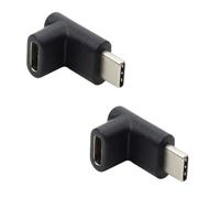 Javoryxh Right Angles USB C 3.1 Male To Female Connectors USB C Adapter Supporting 10Gbps Highly Speed Data And Quick Charging