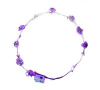 Javoryxh Set Of 10 Illuminated Flower Crowns Unique Floral Headgears Ornament For Festival Occasion And Dance Night LED Flower Crowns