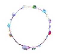 Javoryxh Set Of 10 Illuminated Flower Crowns Unique Floral Headgears Ornament For Festival Occasion And Dance Night LED Flower Crowns