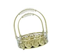 Javoryxh Set of 2 Iron Art Fruit Tray for Middle Eastern Festivals Add A Touch of Elegances to Holiday Gatherings and Home Decors Cultural Celebration Dishware