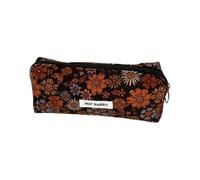 Javoryxh Stylish Multi-Purpose Corduroy Pouches for Pens Makeup Art Tools Long-Lasting Travel-Friendly Design Printed Pencil Pouch