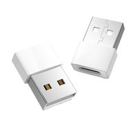 Javoryxh Type C To USB Converter 2Piece USB2.0 Male To Type C Female Adapter With 480mbps Data Transmission Charging