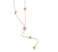 Javoryxh Unique Fashion Long Necklace Accessory Necklace Highlighting Meteors And Crosses Designs Elegant Clavicle Chain