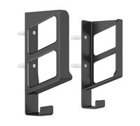 Javoryxh WiFi Router Display Holder Rack Wall Mount Modem DVDs Storage Bracket Rack For Home And Office White/Black