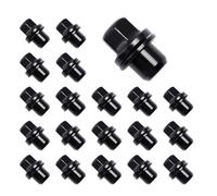 JAVOUKA 20pcs Carbon Steel Wheel Nuts Set, For Range Rover Sport 2005-2013, For Discovery 3/4 2004-2014, For Range Rover l322 2006-2012, M14 x 1.5 Locking Wheel Lug Nuts, 22mm Hex