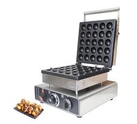 JAVPTAV Electric Waffle Maker - 850W Power for Homemade Round Waffle Balls, Easy and Convenient Appliance for Delicious Treats