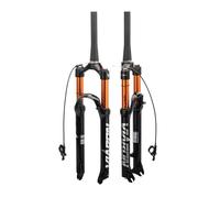JAVPTAV Mountain bike Fork 26/27.5/29inch Air Pressure Suspension Fork Travel 100mm 28.6mm Bicycle Front Fork 1 1/2 Tapered Tube QR 9mm XC AM Ultralight Mountain