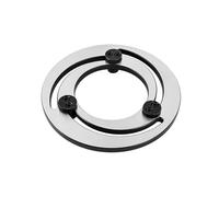 Jaw Boring Ring Hydraulic Three-Jaw Chuck, Adjustable Steel Soft Jaw for CNC Lathe, 10 Inch Diameter, Precision Machining Tool for Metalworking