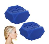Jaw Chewing Exerciser - Silicone Jaw Shaper Mouth Exerciser for Jaw Line - 2 Piece Jaw Training Facial Exerciser Reducer
