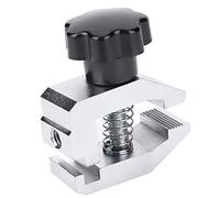 Jaw Clamp, SJJ-01 Stainless Steel Jaw Clamp Thrust Tension Meter Clamp Micrometer Fixture 500N High Loading Capacity for Testing The Tensile Destructive Force Insertion Extraction