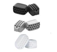 Jaw Exerciser for Men and Women - Powerful Jaw Trainer - 3 Different Resistance Levels(6 pcs) - Double Chin Reducer Eliminator - Silicone Toner Tablets - Face Shaper and Strengthener Chewing Gum