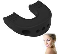 Jaw Exerciser, Jaw Shark Jaw Exerciser for Jawline Shaper, Jaw Trainer for Double Chin Removal, for Men & Women (Black)