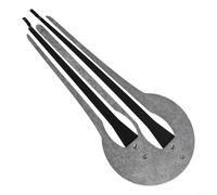 Jaw Harp for Beginners with Double Tone Functionality and Traditional Russian Folk Instrument Characteristics in Steel
