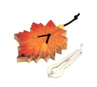 Jaw Harp Mouth Harp with Maple Leaf Case - Stainless Steel Russian Folk Instrument (17cm / 6.7in)
