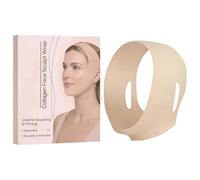 Jaw Shaper Face Wrap - Reusable Breathable Polyester Band, Double Chin Reduction Strap, Facial Contouring Beauty Belt, Breathable Firming Skin Support | Women Sculpting Sleeping Day Night 49.2cm