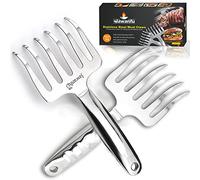 Jawanfu Stainless Steel Meat Claws - Grill Accessories BBQ Tools for handling, Lifting, shredding and Carving Meat - Tacos Pulled Pork Shredder