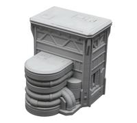 Jawar3d Fuel Station #1 - 28mm Wargaming Scatter Terrain Scenery for Grimdark Tabletop 3D Printed