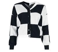 Jawbreaker Big Checker Cardigan Cardigan black white XL