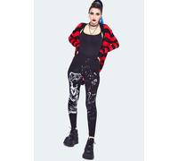 Jawbreaker - Drowning Printed Black - Leggings - black - L - 95% Cotton, 5% Elastane,Jersey L