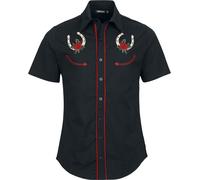 Jawbreaker Lucky Western Button-up Shirt Short-sleeved Shirt black S