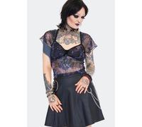 Jawbreaker - Night Crow Printed Mesh Black - Top - black - S - 92% Polyester, 8% Elastane,Mesh S