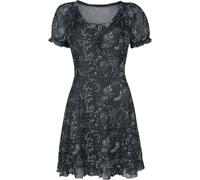 Jawbreaker Night forest mesh dress Mini Dress black white XL