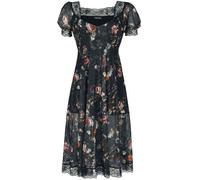 Jawbreaker Night Garden Print Midi Dress Midi Dress multicolour S