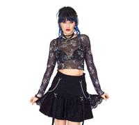 Jawbreaker Tarot Mesh Top (Black)