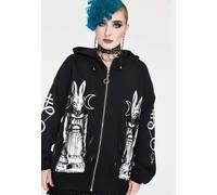Jawbreaker - The Shining Rabbit Black - Zipper - black - M - 60% Polyester, 40% Cotton,Sweat M