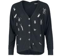 Jawbreaker Way out cardigan Cardigan black white XXL